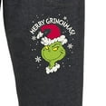 thumbnail image 3 of Dr. Seuss - Merry Grinchmas Snow Flakes - Women's French Terry Jogger Pant, 3 of 5