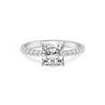thumbnail image 3 of 3 Carat IGI Certified Cushion Shape Lab Grown Diamond Engagement Ring | 14K White Gold | Olivia Secret Halo Lab Diamond Ring | FG-VS1-VS2 Quality Friendly Diamonds, 3 of 5
