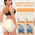 thumbnail image 2 of KoRwelex Padded Underwear for Women Butt Lifter Panties Booty Pads Butt Enhancer Lace Boyshorts Shapewear 2 Pack, 2 of 7