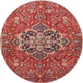 thumbnail image 1 of Ahgly Company Machine Washable Indoor Round Traditional Light Copper Gold Area Rugs, 4' Round, 1 of 1