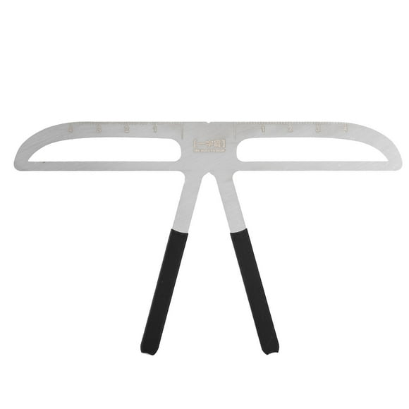 Regla para cejas Fugacal de acero inoxidable
