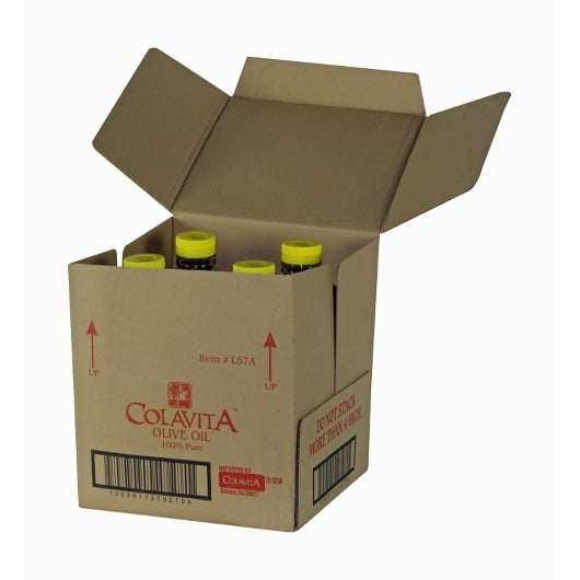 Colavita Pure Olive Oil Plastic Bottle, 128 oz - Case of 4