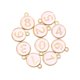 thumbnail image 2 of Número 0-9 de aleación mixta DIY pendiente llavero suministros para manualidades accesorio decorativo elegante superficie lisa de moda de doble Rosa Sunnimix Encantos de letras de esmalte, 2 of 8