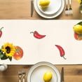 thumbnail image 4 of Tomato Table Runner, Chili Kitchen Table Runners Dress Scarves for Table Decorations Party/Restaurant/Indoor Outdoor Use, 13x108in, 4 of 9