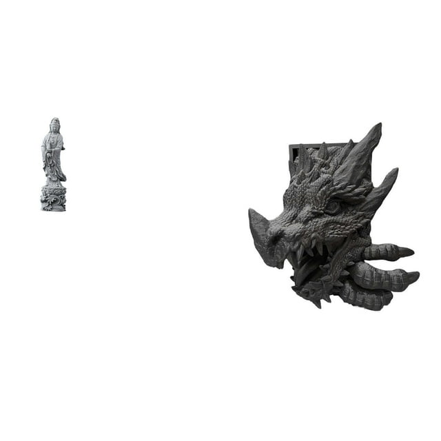 Estatua de Guan Yin, figura de mesa, sujetalibros, estatua decorativa, obra de arte de resina de piedra, ideal para regalar, decoración del hogar.