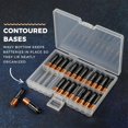thumbnail image 2 of Caja de almacenamiento de baterías GlossyEnd, juego de 4 unidades para AA y AAA, 2 of 7