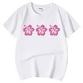 thumbnail image 4 of MEZZALL T-Shirt pour Filles, Imprimé Floral, Col Rond, Manches Courtes, T-Shirt Décontracté, 8-9 Ans, 4 of 5