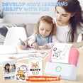 thumbnail image 5 of SLOK Thermal Mini Printer, Portable Inkless Bluetooth Sticker Maker with 10 Rolls Paper, Pink, 5 of 10
