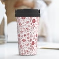 thumbnail image 6 of Fuzoiu Flower Leaves Print Stainless Steel Travel Mug,Vacuum Insulated Coffee Travel Mug,Reusable Coffee Cup for Hot and Cold, 6 of 8