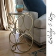 thumbnail image 3 of Rutledge & King Britton Round End Table - Marble/Gold (2 Pack), 3 of 5