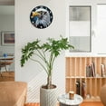 thumbnail image 5 of Eagle Bird Head Wall Clock 10 Inch Silent Non Ticking Round Wooden Clock Decoration for Living Room Kitchen Bedroom Bathroom Office Classroom, 5 of 8