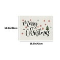 thumbnail image 3 of Konghyp Christmas Meal Mat, Linen Placemats, Waterproof Insulation Mats, Non-Slip Table Decor, Kitchen and Dining Room Accessories, Durable Double-Sided Decoration, 3 of 6