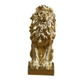 thumbnail image 4 of Figura de león de resina, decorativa europea, creativa, para gabinete y hogar. Estilo A, 4 of 9