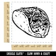 thumbnail image 2 of Gyro Greek Lamb Beef Sandwich Pita Wrap Square Rubber Stamp Stamping Scrapbooking Crafting - Medium 1.75in, 2 of 7