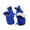 Royal Blue, variant on 4pcs/set Waterproof Winter Thick Warm Pet Dog Shoes Anti-slip Rain Snow Boots Footwear For Small Cats Puppy Dogs Socks Booties
