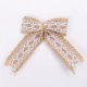 thumbnail image 1 of 5/10 Uds. Envoltura de regalos lazos de cinta de yute Vintage para manualidades DIY cinta de encaje de arpillera de Yute Natural decoración de boda de Navidad hogar, 1 of 4