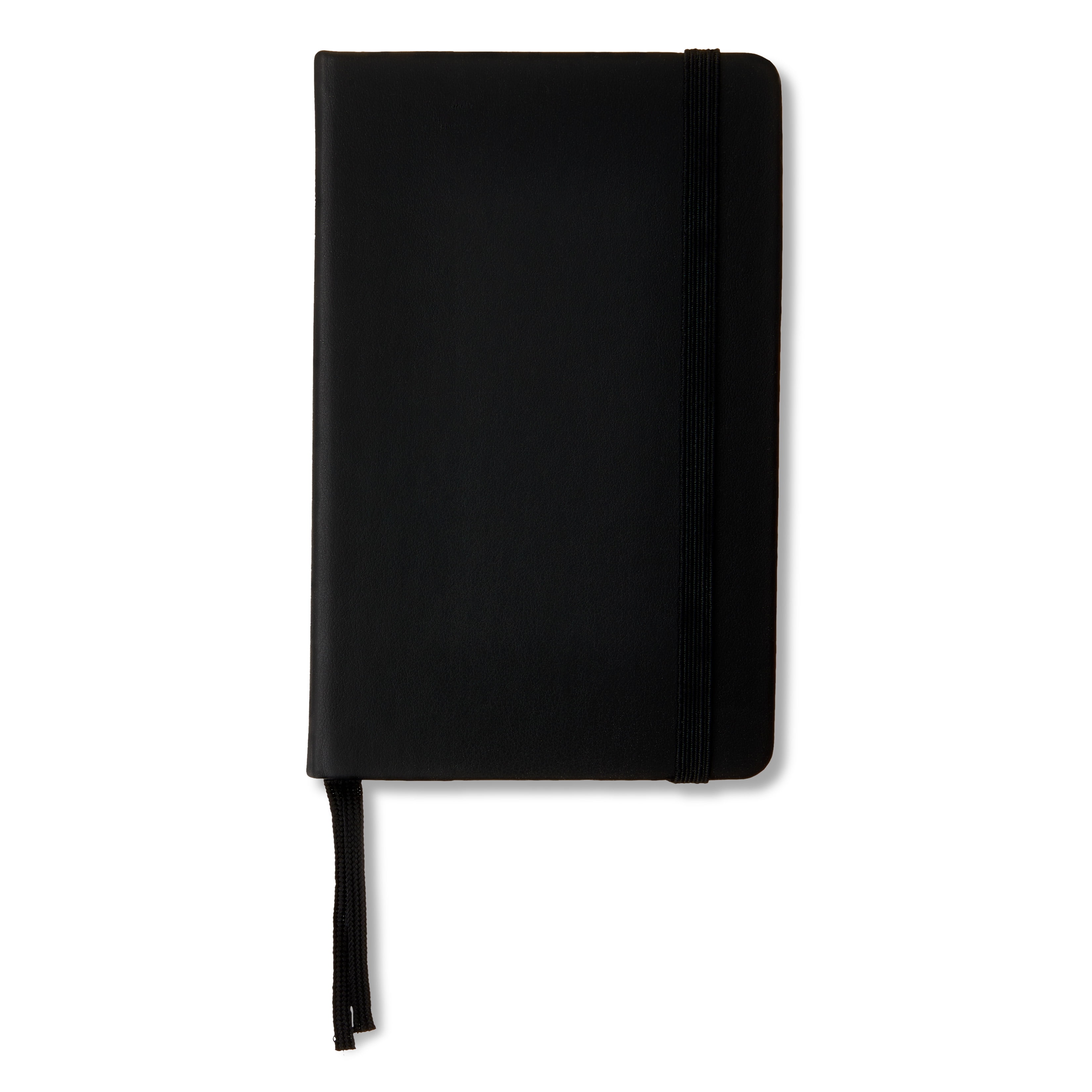 Pen+Gear Simulated Leather Journal, Black, 3.5" x 5.5", 192 Ruled Pages