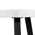 thumbnail image 6 of Bowery Hill Modern White Marble Top End Table in White Marble, 6 of 10