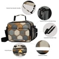 thumbnail image 4 of Football Liked Hexagonal Tile Insulated Lunch Bag Portable Cooler Bag Mommy Bag Large Capacity 6L, 4 of 9