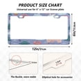 thumbnail image 2 of Aluminum License Plate Frame 2 Pack Car Exterior Accessory Car Tag Holder for Front Rear Plates Cars Decor Cute Animals in The Snow, 2 of 7