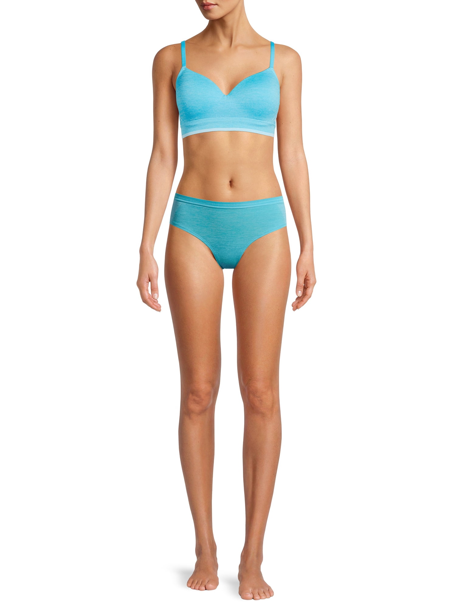 No Boundaries Women's Light Lift Wireless Seamless Bra