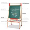thumbnail image 3 of Caballete Para Niños con 5M Rollo de Papel, Caballete de Arte Tablero Magnético,Doble Cara Caballete de pie 90-165cm Ajustable para Niños,16 Tipos de Accesorios Gratuitos, 3 of 8