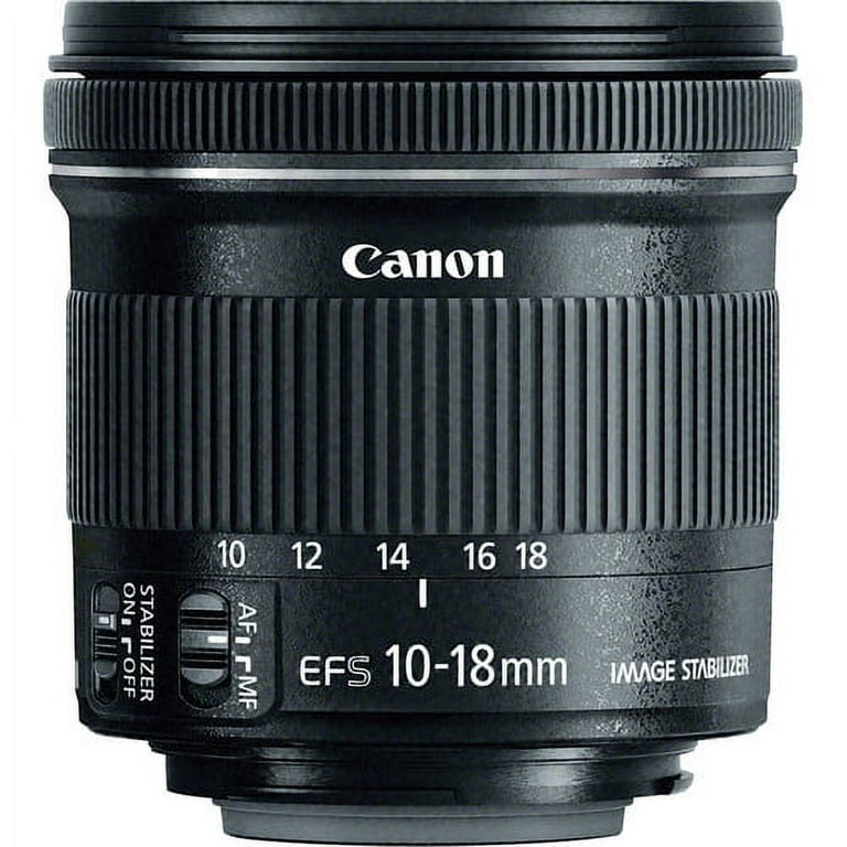 Canon EF-S 10-18mm f/4.5-5.6 Ultra Wide Angle Zoom Lens for