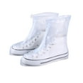thumbnail image 3 of WEAVILUX Women's Rain Boots with Anti- Sole, White, and Comfortable, 1 Pair, 3 of 4