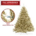 thumbnail image 2 of Árbol de Navidad Casafield Champagne Gold Tinsel de 2,3 m con soporte, 2 of 7
