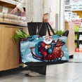 thumbnail image 6 of Christmas sled Large Capacity Foldable Oxford Cloth Decorative Box - Reusable Picnic Basket, Shopping Basket, and Storage Basket, 6 of 7