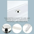 thumbnail image 5 of OUNONA Toilet Water Tank Push Button Made of Durable ABS Silver for Repair Fit Most Sizes, 5 of 8