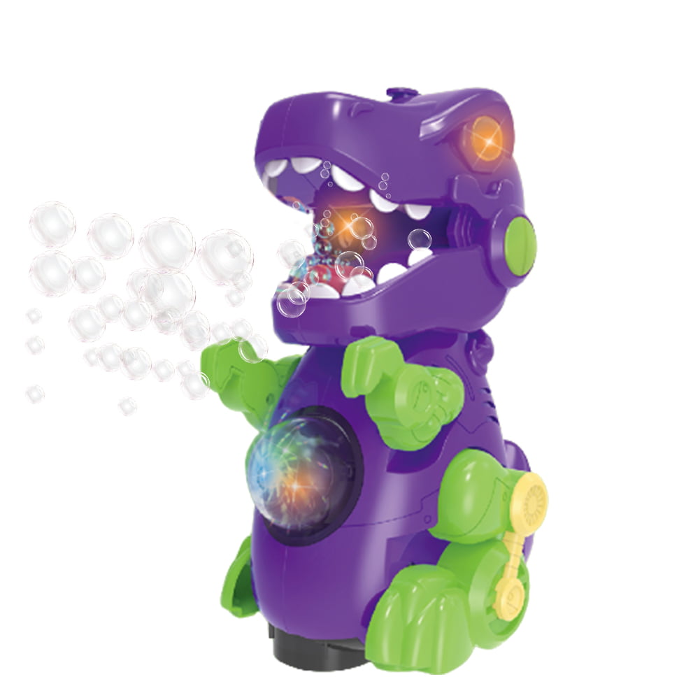 Automatic Bubble Machine Blower Cartoon Cute Dinosaur Bubble Blowing Machine Fav 