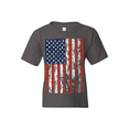 thumbnail image 1 of Big Girls T-Shirts and Tank Tops - American Flag 4th of July, 1 of 5