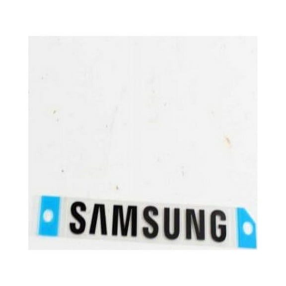 SAMSUNG DG64-00360C BADGE LOGO INLET;NI,T0.08,W9.19,L65,BLAC - GENUINE OEM PART