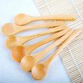 thumbnail image 2 of Mini 6 Pcs Wooden Spoon Kitchen Cooking Condiment Utensil Spoon Coffee Teaspoon, 2 of 5