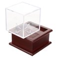 thumbnail image 2 of Square Baseball Display Box Transparent Showing Box Ball Protection Showcase, 2 of 8