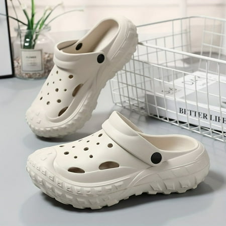 

XWQSSG Men&Women Platform Clogs Out Closed Toe Soft Sole Slide Shoes Casual Summer Outdoor Beach Garden Sandals water shoe Flip Flops-（）34-35