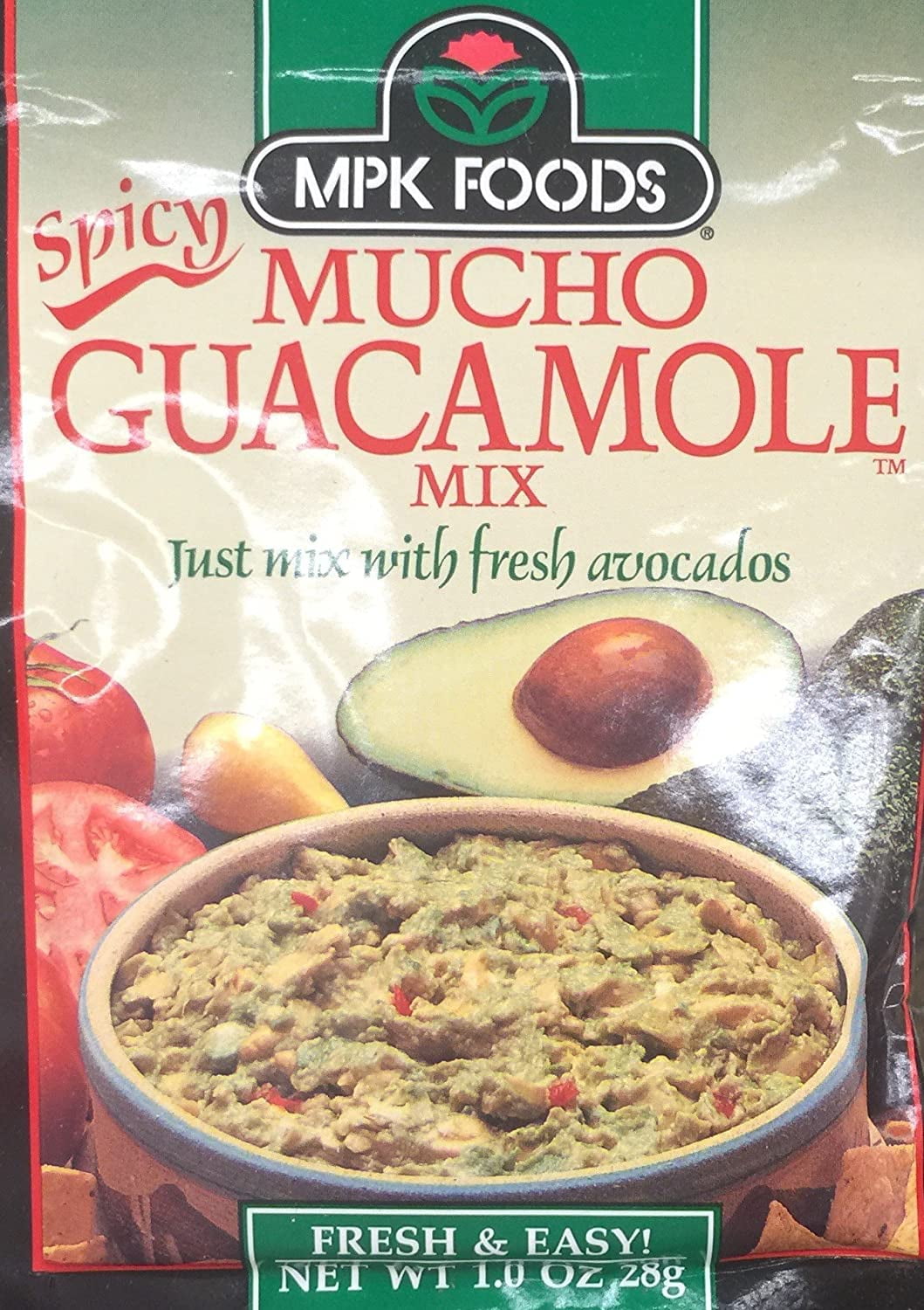 1oz MPK Foods Mucho Guacamole Mix, Spicy (Pack of 2)…