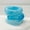 Blue - Three-piece set, variant on Women's Green Resin Bangle Bracelet Set, 3-Piece