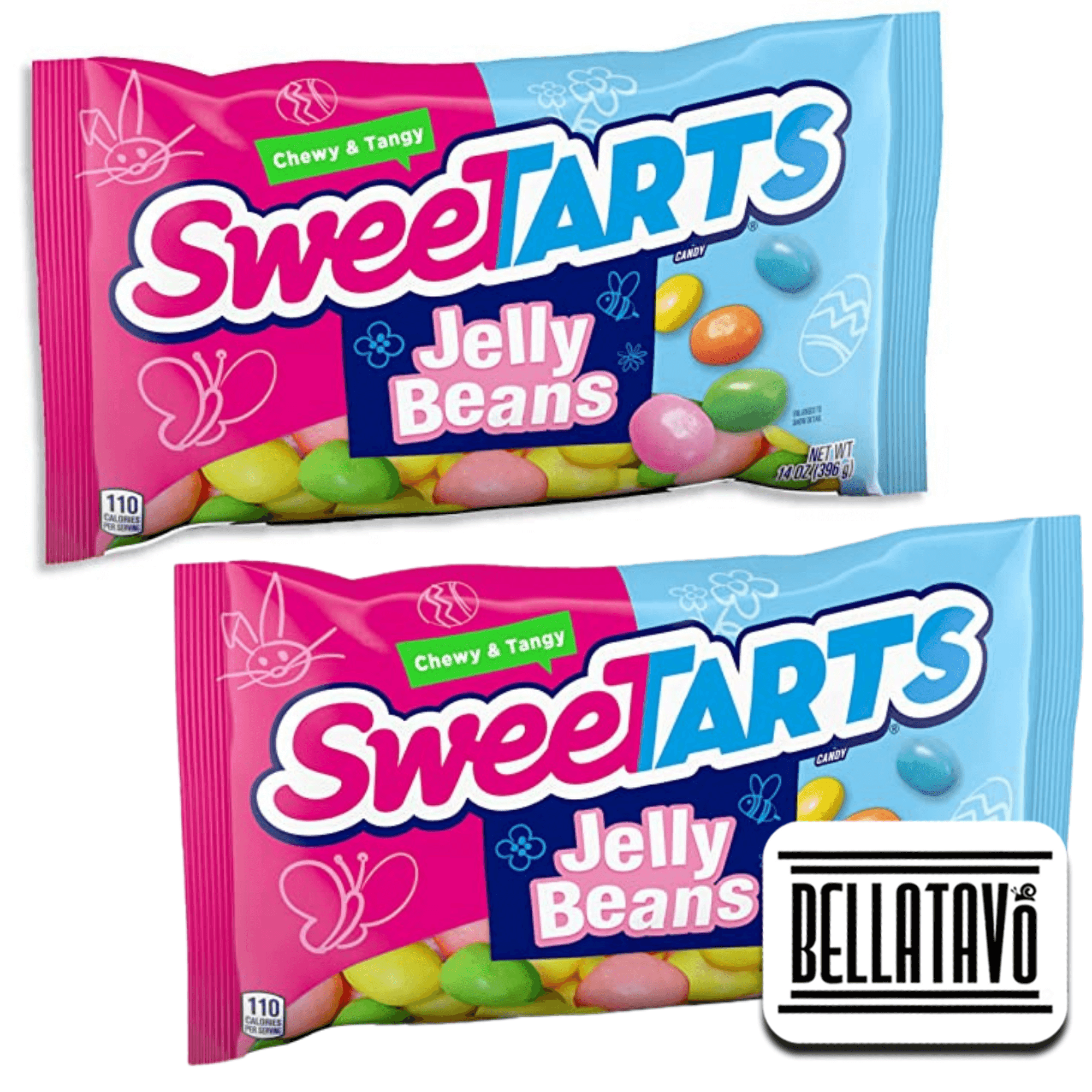 Easter Jelly Beans Bundle. Includes Two-14 Oz Bags of Sweetarts