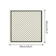 thumbnail image 3 of INSPIRE CHIC Women Polka Dots 35" Scarf Satin Silk Like Square Neckerchief Head Wrap Bandanas 35.4x35.4" Beige, 3 of 6