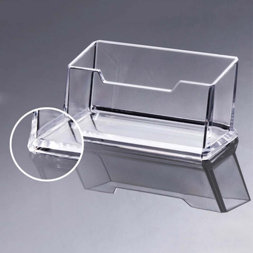 Details about   Plastic Business Card Holder Display Counter Desktop Gift Card Stand Clear.hc 