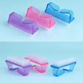 thumbnail image 2 of Fingernail Scrub Brush Scrubber Nail Brush Hand Fingernail Nails Toes Cleaning Brush for Men Women Kids Pink, 2 of 4