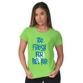 thumbnail image 4 of Funny Too Fresh For Bel Air Dice Womens Slim Fit Graphic Tee Brisco Brands X, 4 of 4