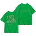 thumbnail image 6 of JAJAHO Girls Short Sleeve T Shirt Summer Oversized Tee Casual Letter Print Crew Neck Baggy Streetwear Shirts For Kids 3-14Y Versatile Tops, 6 of 8