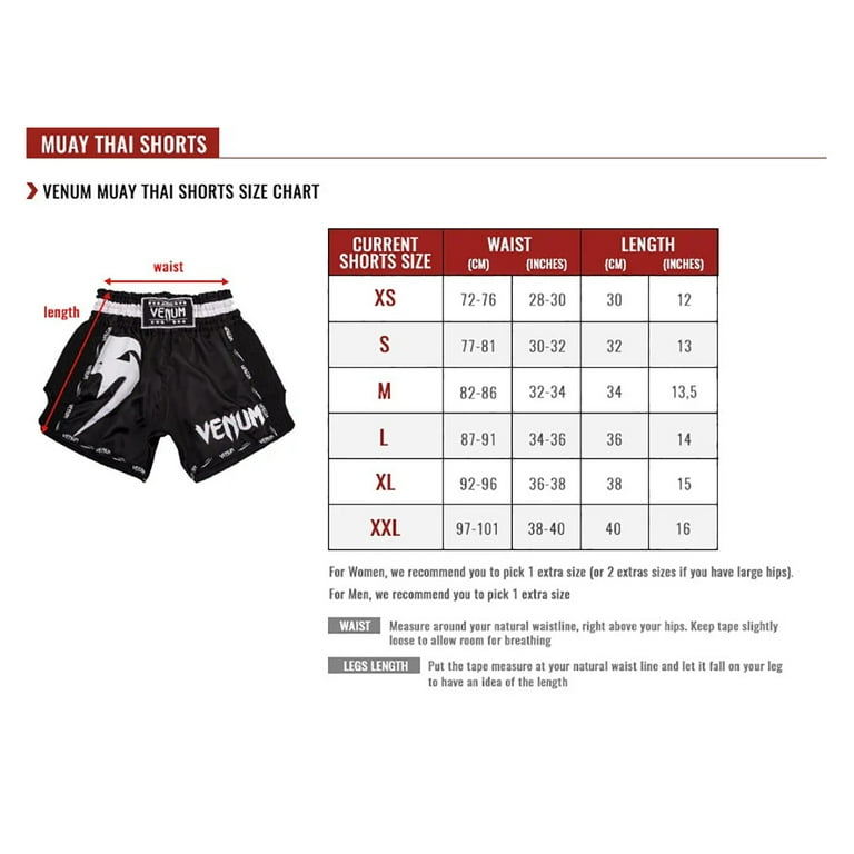 Venum Classic Muay Thai Short - Noir/Or