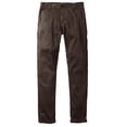 thumbnail image 3 of Pantalones casuales delgados y cónicos para hombre a juego con caqui oscuro 30, 3 of 7