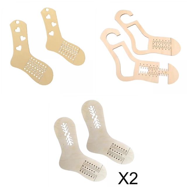 Molde De Tejer Bloqueadores De Calcetines De 8 Piezas Para Amantes De La Artesanía, Patrón De Rayas Para Principiantes Sunnimix bloqueadores de calcetines