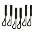 thumbnail image 3 of figatia 6 Pieces Hook Keeper for Fishing Rod Sturdy Professional Fishing Holder black, 3 of 8
