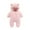 2-Pink, variant on Jumpsuit Warm Bear Ear Hooded Jumpsuit Bodysuit Long Sleeve Winter Outfits for Baby Boys 9-12 Months